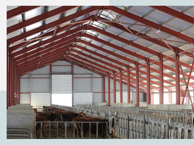 Строительство коровников в Верхнем Уфалее