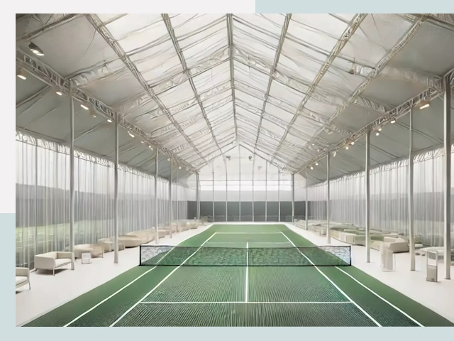 Строительство теннисных кортов в Верхнем Уфалее