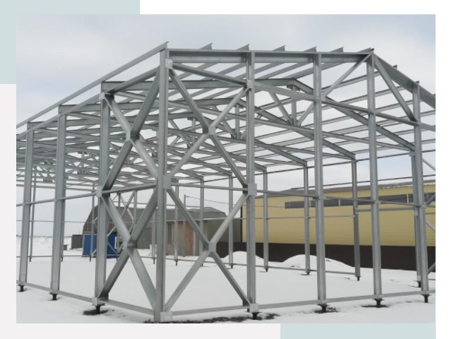 Каркасные ангары в Верхнем Уфалее