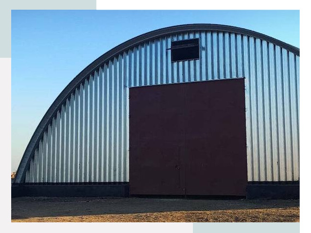 Бескаркасные ангары в Верхнем Уфалее