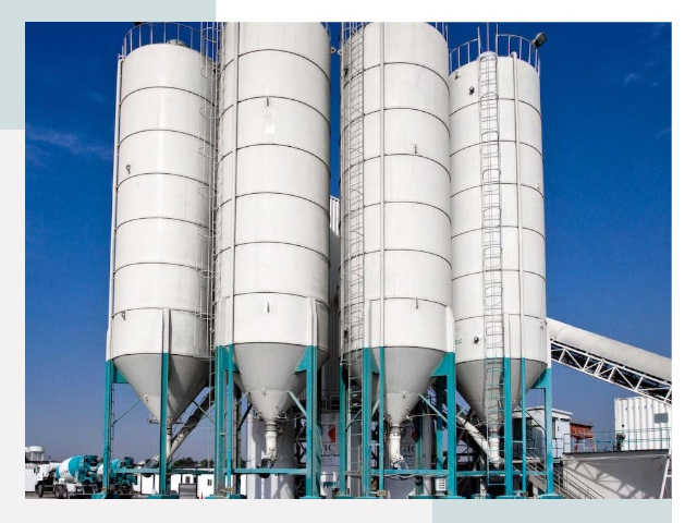 Строительство цементных силосов в Верхнем Уфалее