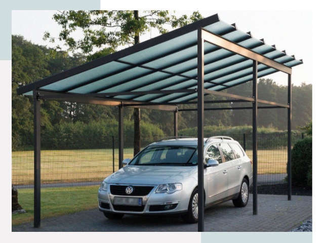 Навесы для автомобилей в Верхнем Уфалее