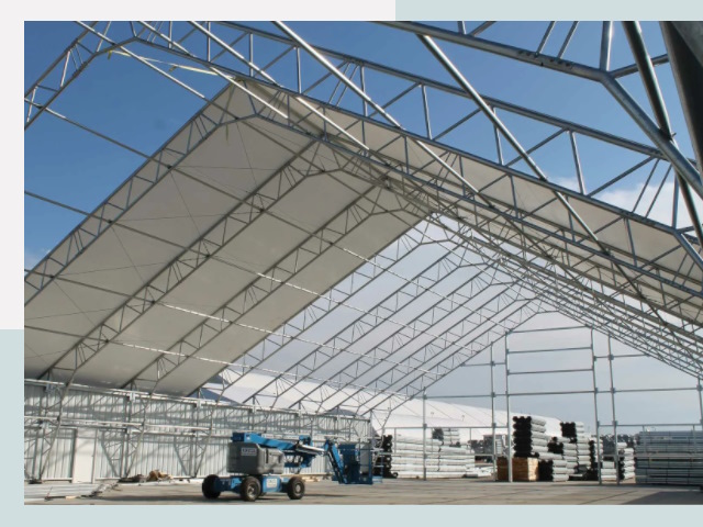 Каркасно-тентовые сооружения от СтальСтрой-Врф по цене 614 руб.