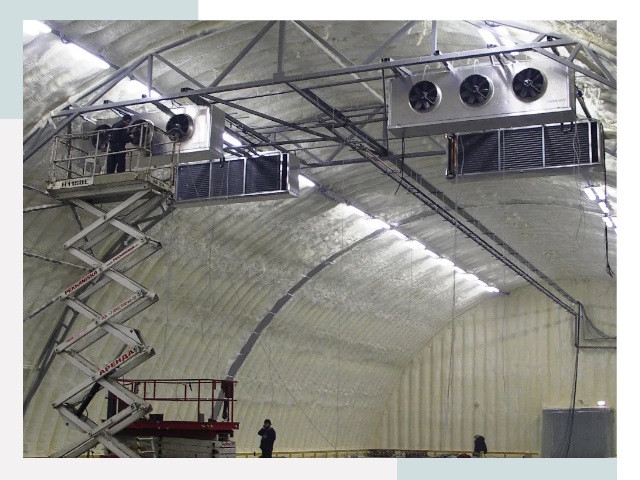 Оснащение ангаров в Верхнем Уфалее