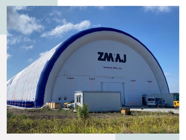 Брендирование ангаров в Верхнем Уфалее