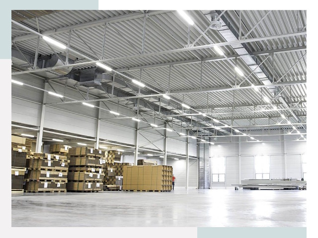 Освещение ангаров в Верхнем Уфалее