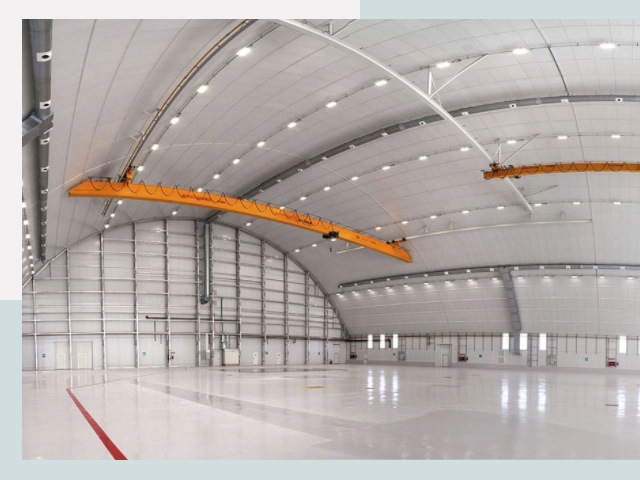 Оснащение ангаров в Верхний Уфалей от СтальСтрой-Врф - цена от 614 руб.