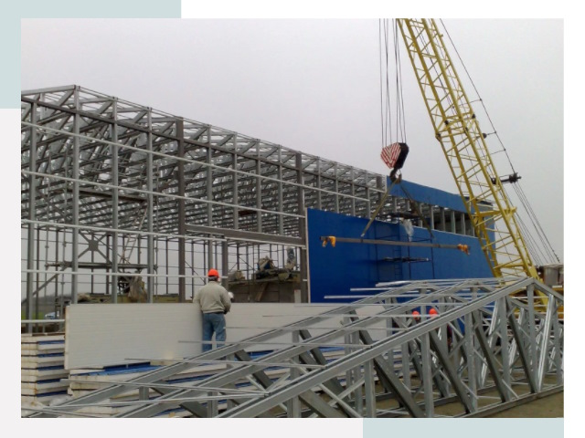 Монтаж ангаров в Верхнем Уфалее