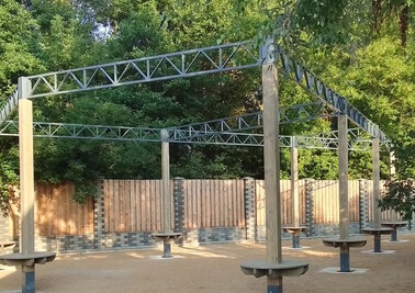 Терраса из металлоконструкций под ключ, проектирование, изготовление и монтаж от СтальСтрой-Врф